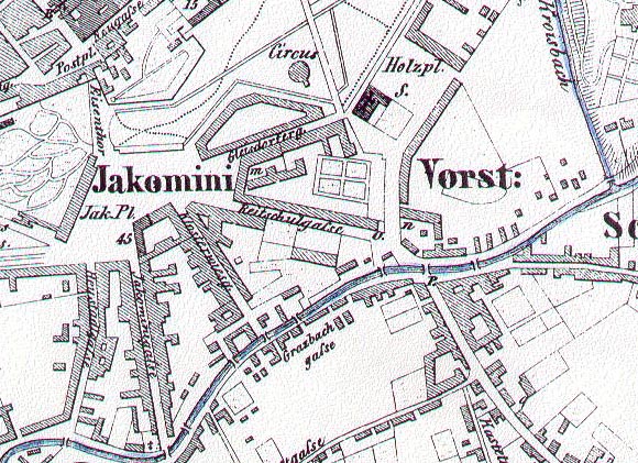 Ausschnitt: Jakomini Vorstadt